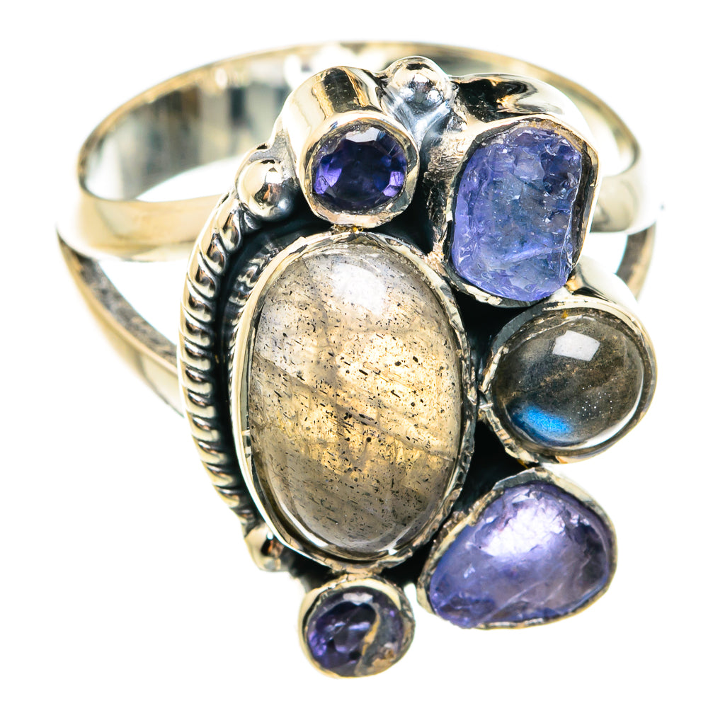 Labradorite Rings handcrafted by Anasilvercos - RING74629