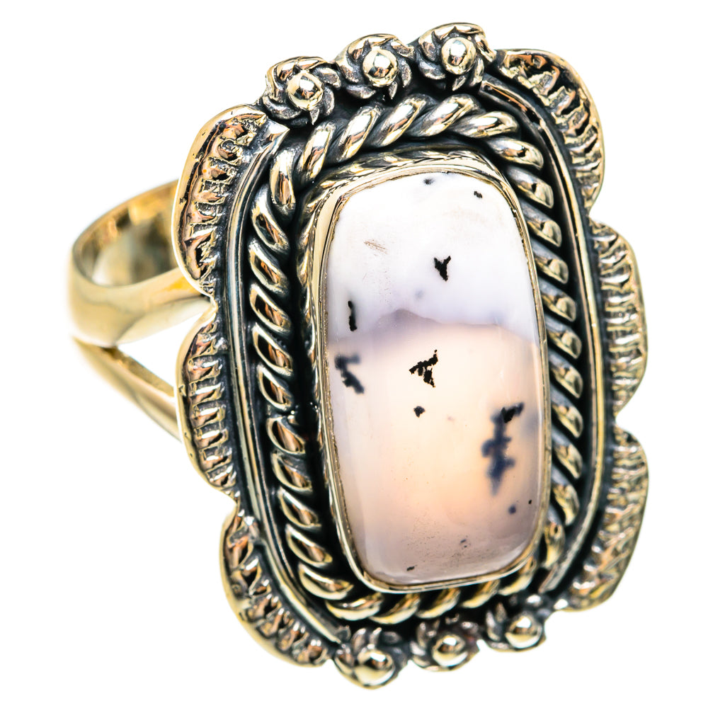 Dendritic Opal Rings handcrafted by Anasilvercos - RING74640