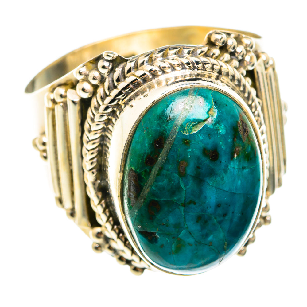 Chrysocolla Rings handcrafted by Anasilvercos - RING74642