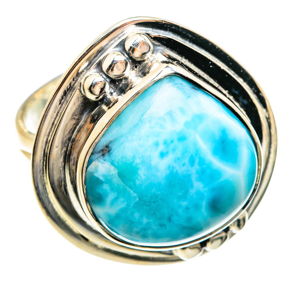 Larimar Rings handcrafted by Anasilvercos - RING74646