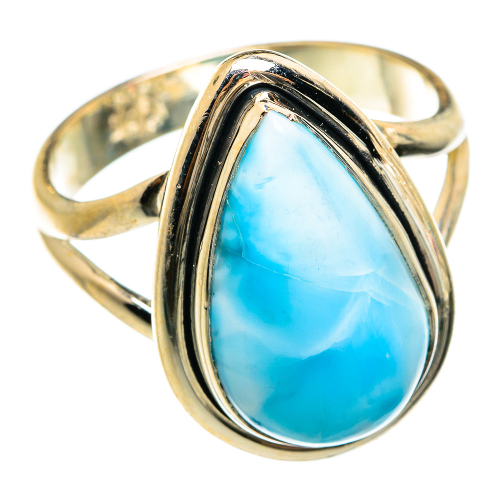 Larimar Rings handcrafted by Anasilvercos - RING74649