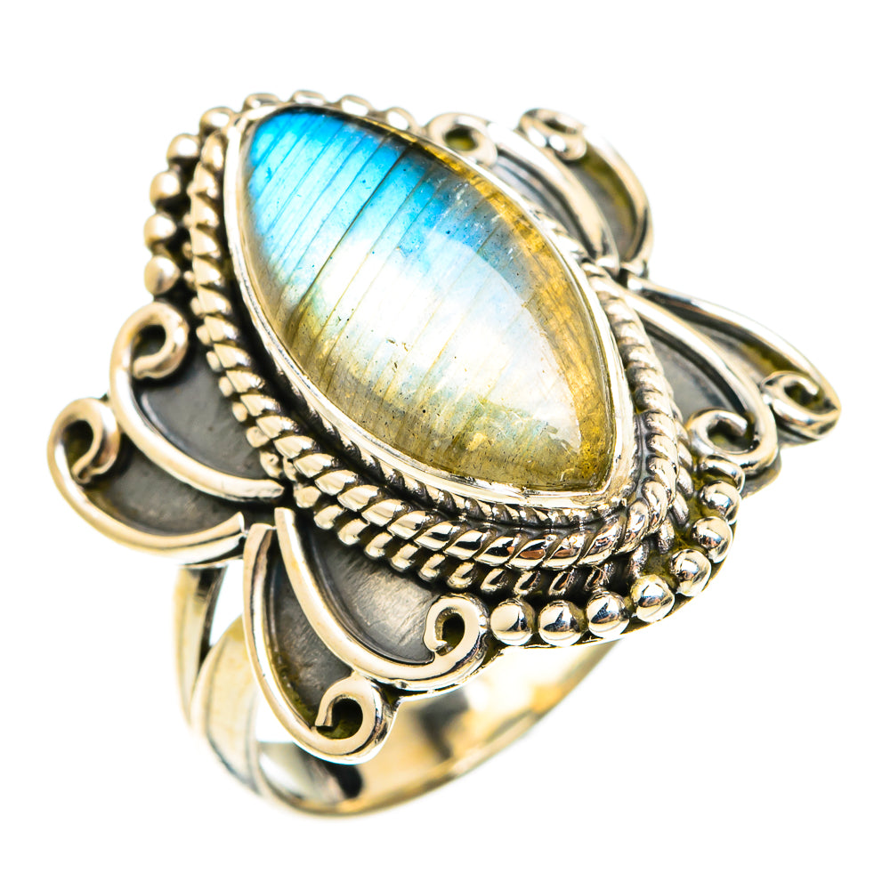 Labradorite Rings handcrafted by Anasilvercos - RING74650