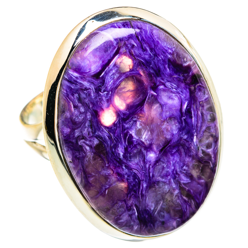 Charoite Rings handcrafted by Anasilvercos - RING74663