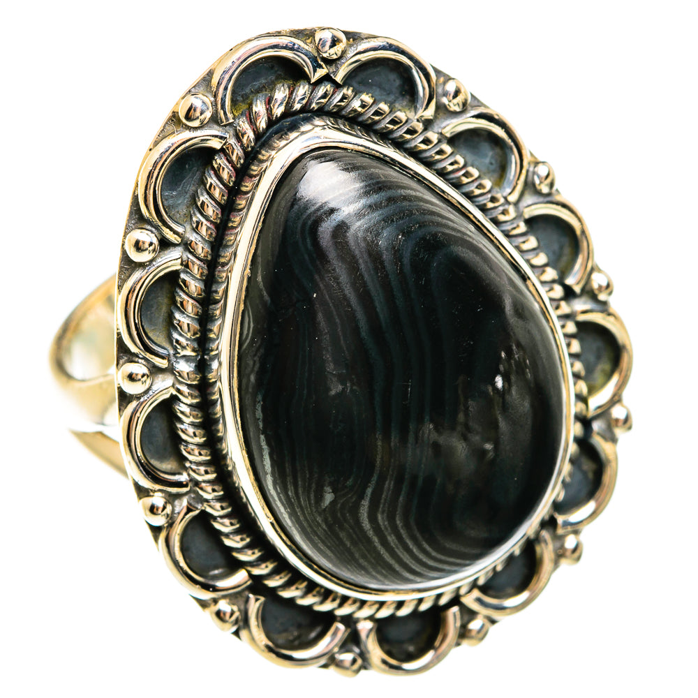 Psilomelane Rings handcrafted by Anasilvercos - RING74667 - Photo 2