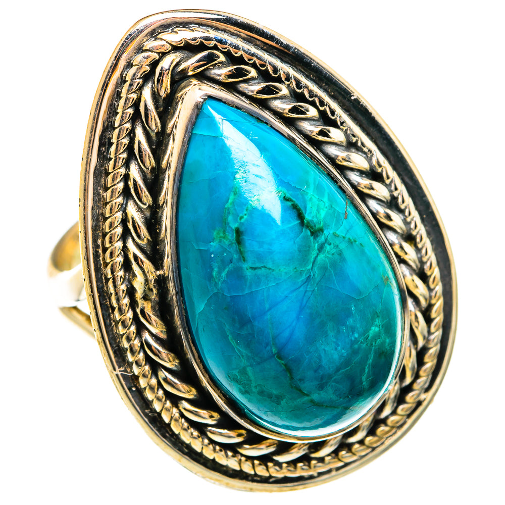 Chrysocolla Rings handcrafted by Anasilvercos - RING74683