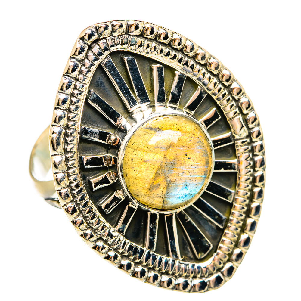 Labradorite Rings handcrafted by Anasilvercos - RING74685