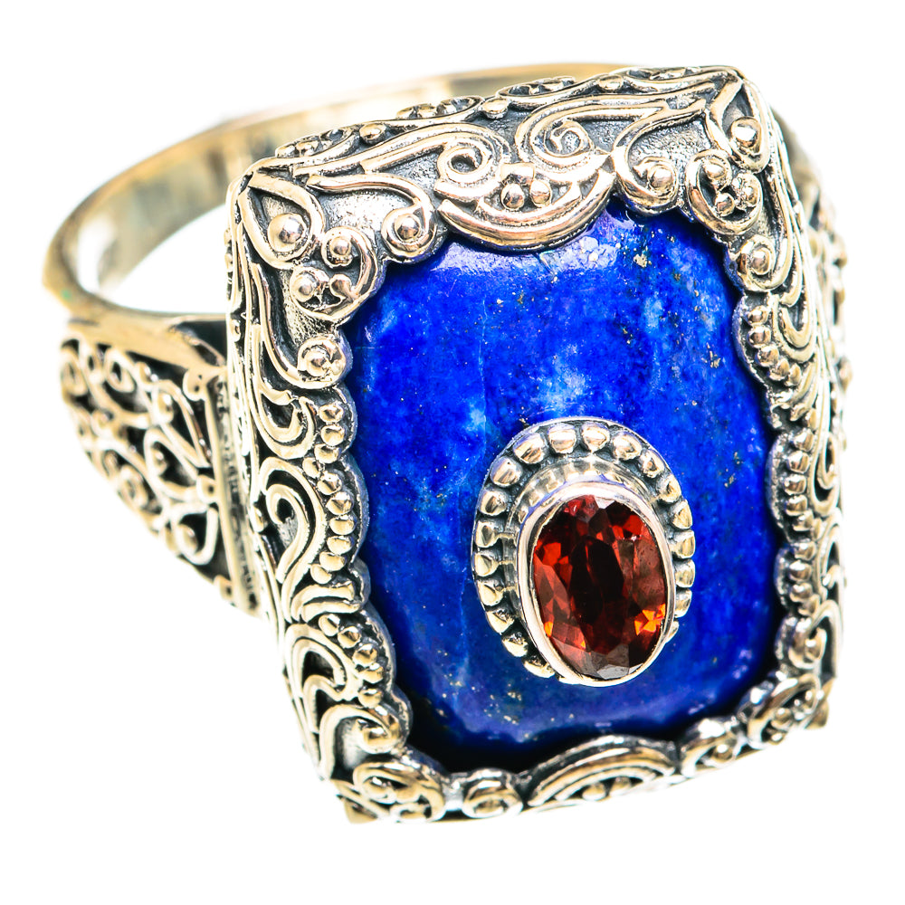 Lapis Lazuli Rings handcrafted by Anasilvercos - RING74686