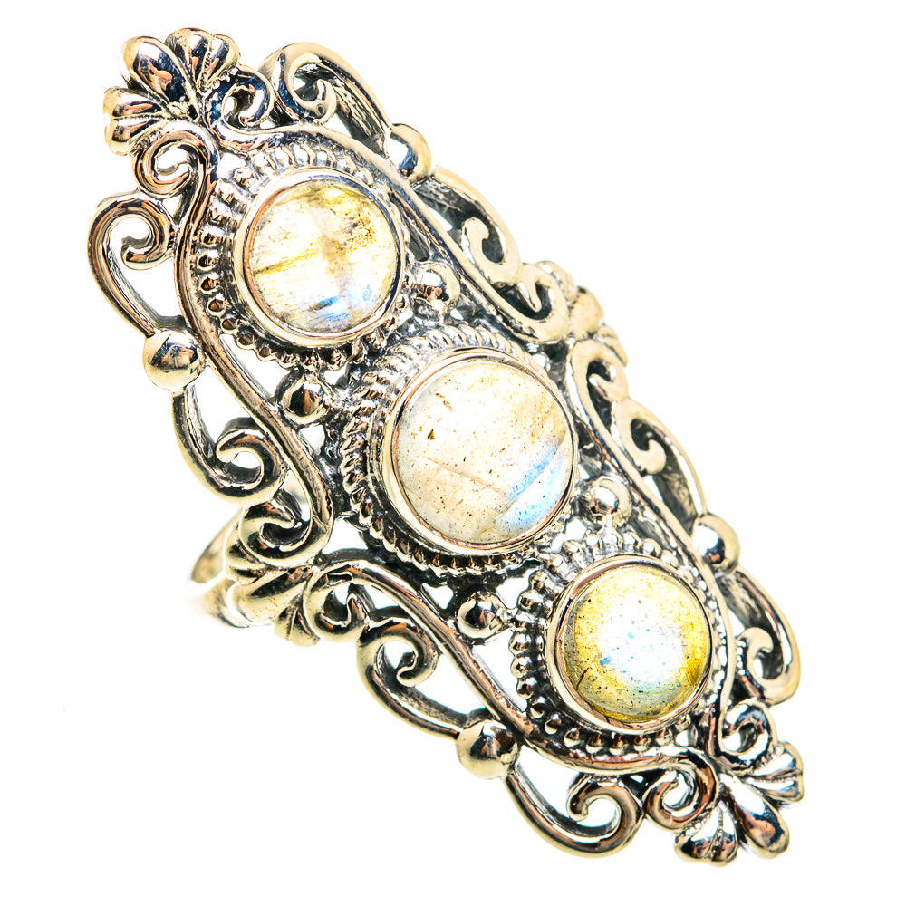 Labradorite Rings handcrafted by Anasilvercos - RING74691