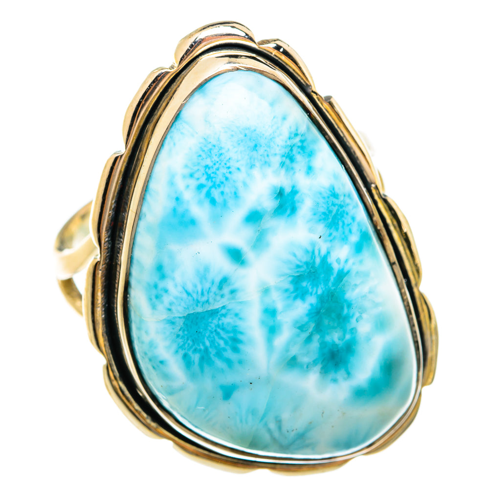 Larimar Rings handcrafted by Anasilvercos - RING74692