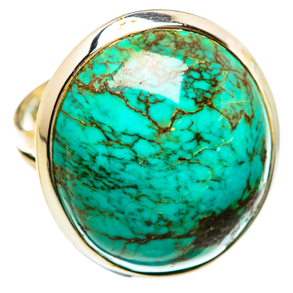 Tibetan Turquoise Rings handcrafted by Anasilvercos - RING74696