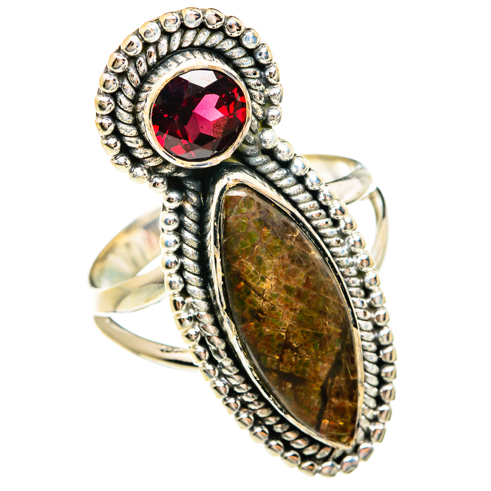 Ammolite Rings handcrafted by Anasilvercos - RING74704