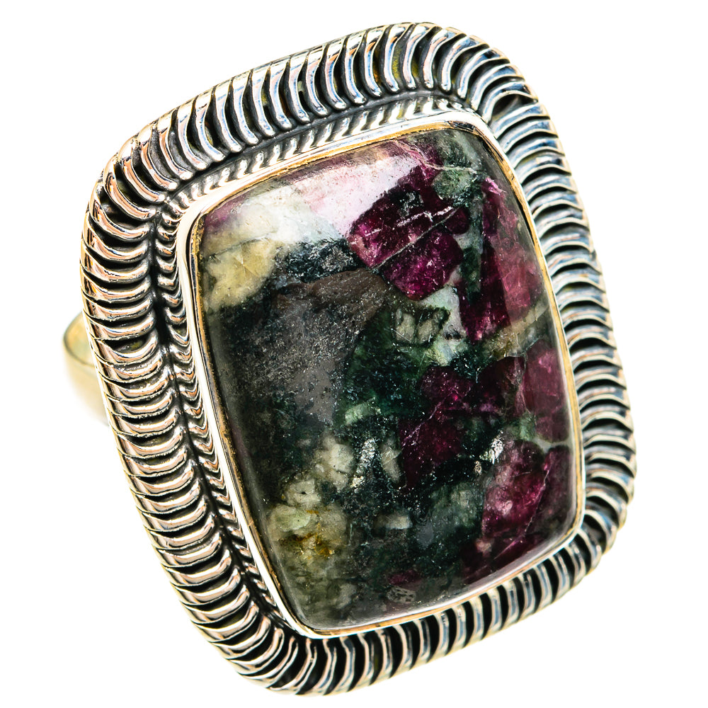 Russian Eudialyte Rings handcrafted by Anasilvercos - RING74705