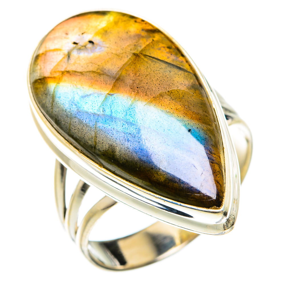 Labradorite Rings handcrafted by Anasilvercos - RING74714