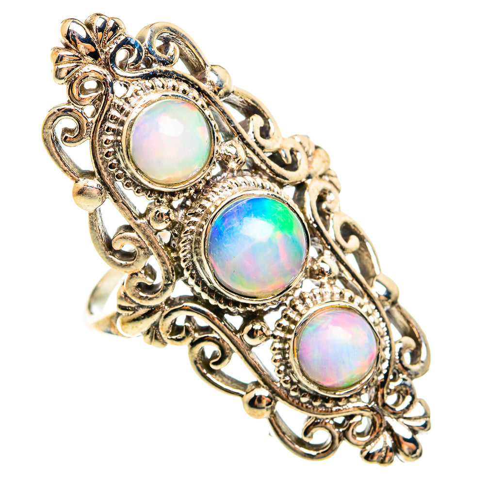 Ethiopian Opal Rings handcrafted by Anasilvercos - RING74716