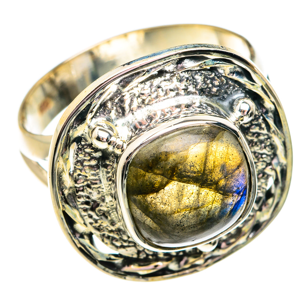 Labradorite Rings handcrafted by Anasilvercos - RING74722