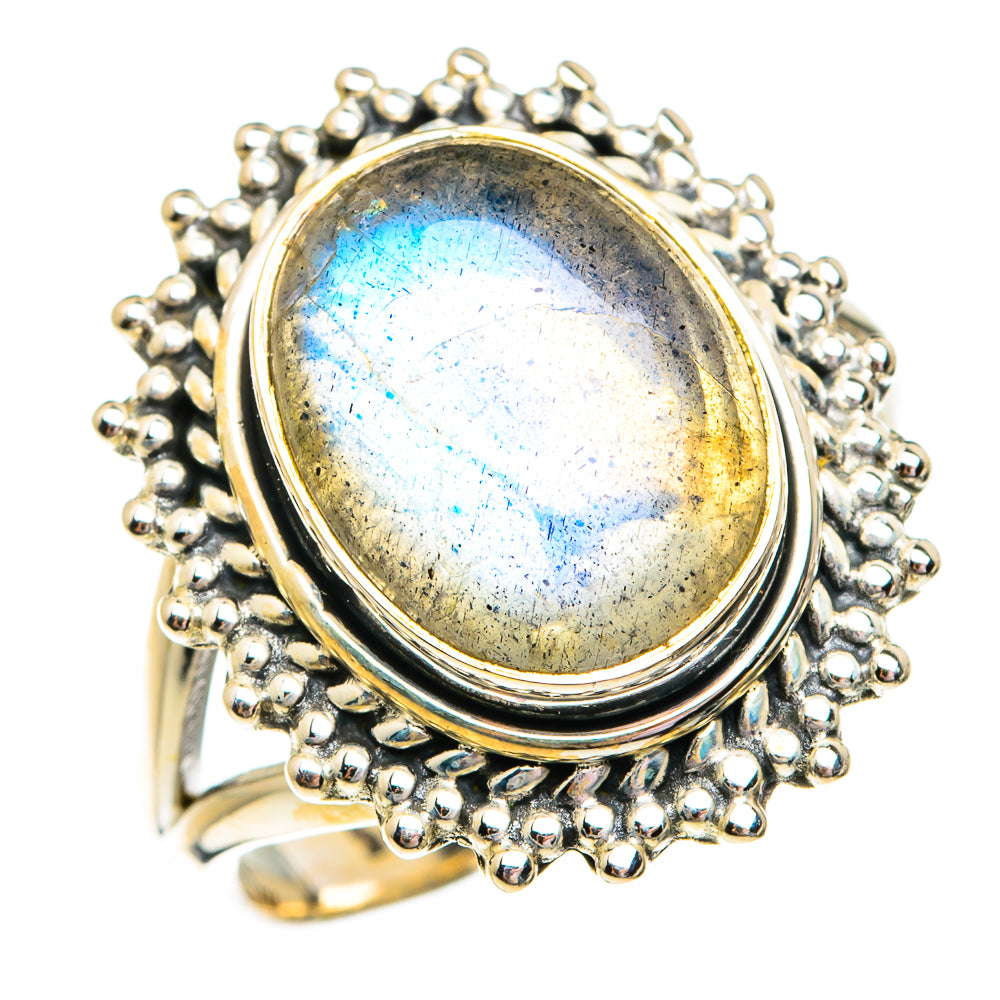 Labradorite Rings handcrafted by Anasilvercos - RING74727