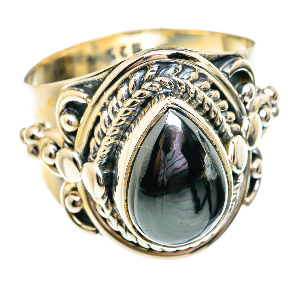 Hematite Rings handcrafted by Anasilvercos - RING74751