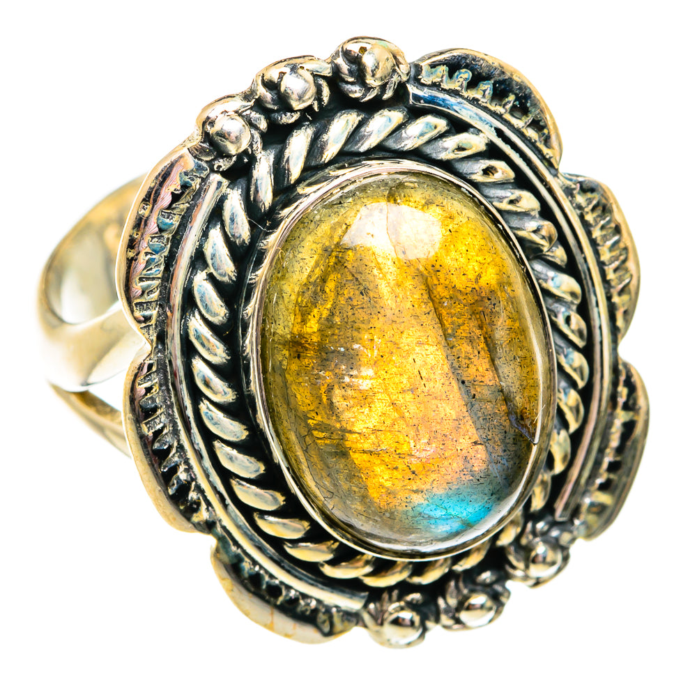 Labradorite Rings handcrafted by Anasilvercos - RING74752