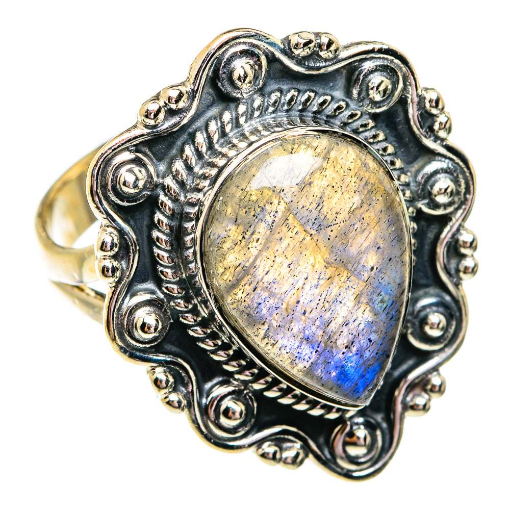 Labradorite Rings handcrafted by Anasilvercos - RING74756