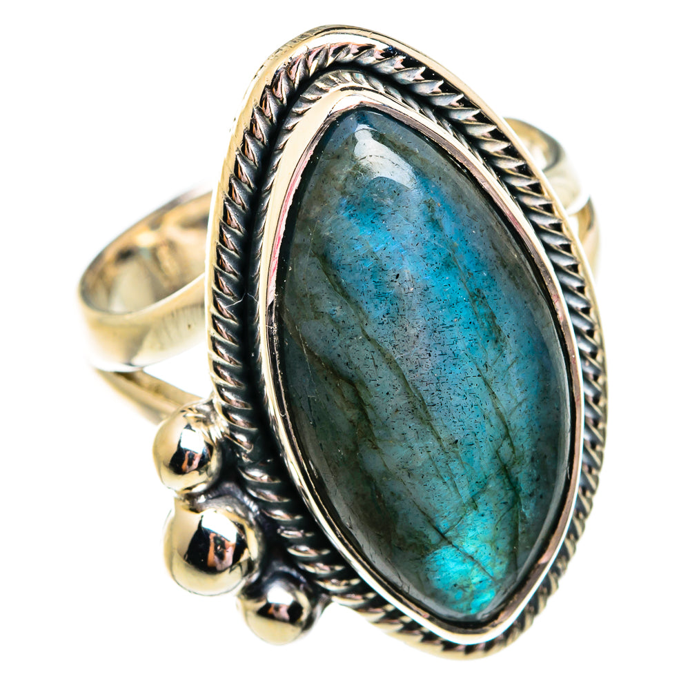 Labradorite Rings handcrafted by Anasilvercos - RING74757