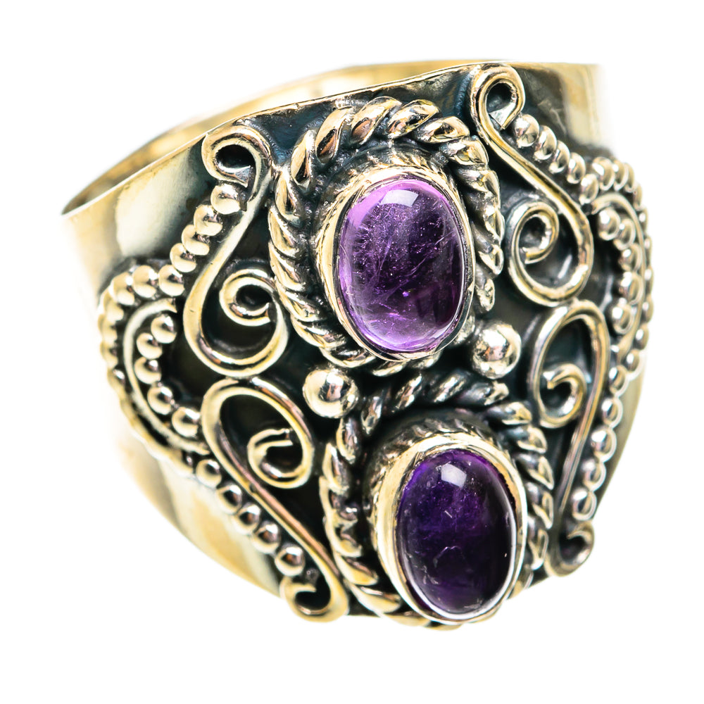 Amethyst Rings handcrafted by Anasilvercos - RING74769