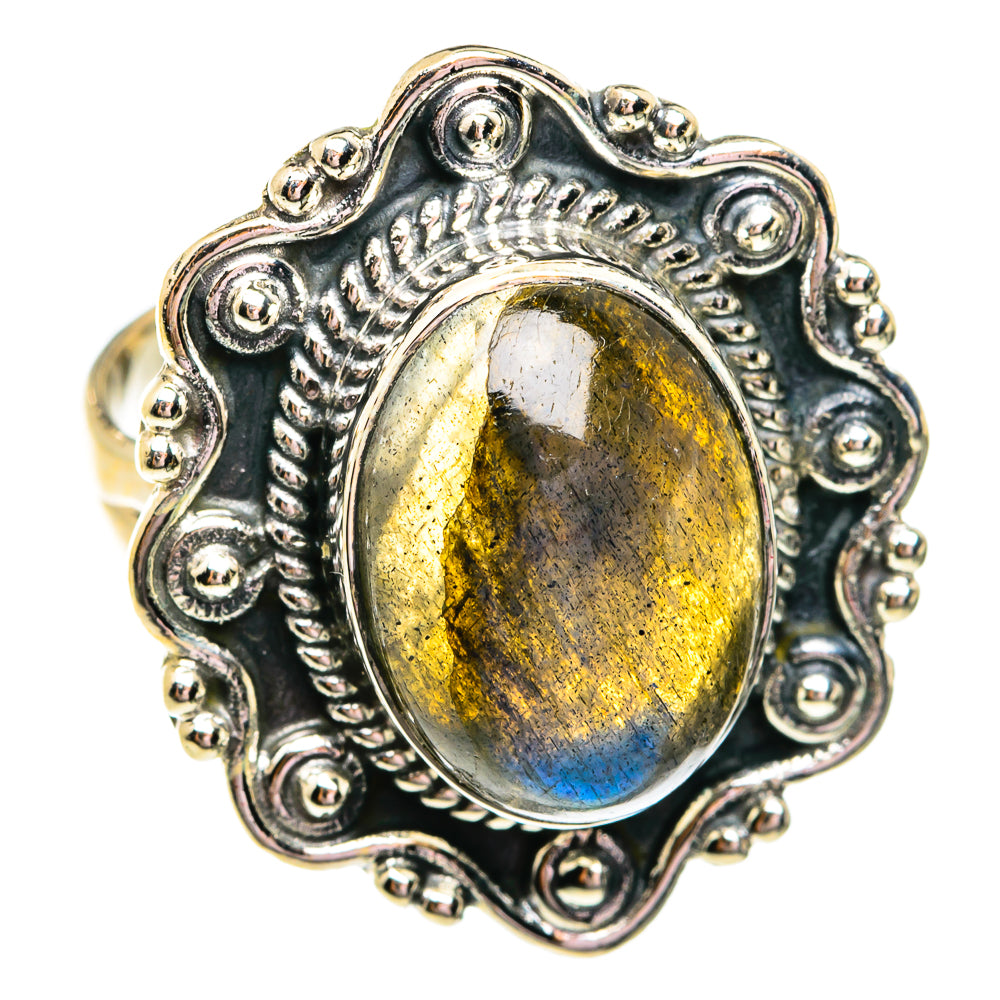 Labradorite Rings handcrafted by Anasilvercos - RING74780