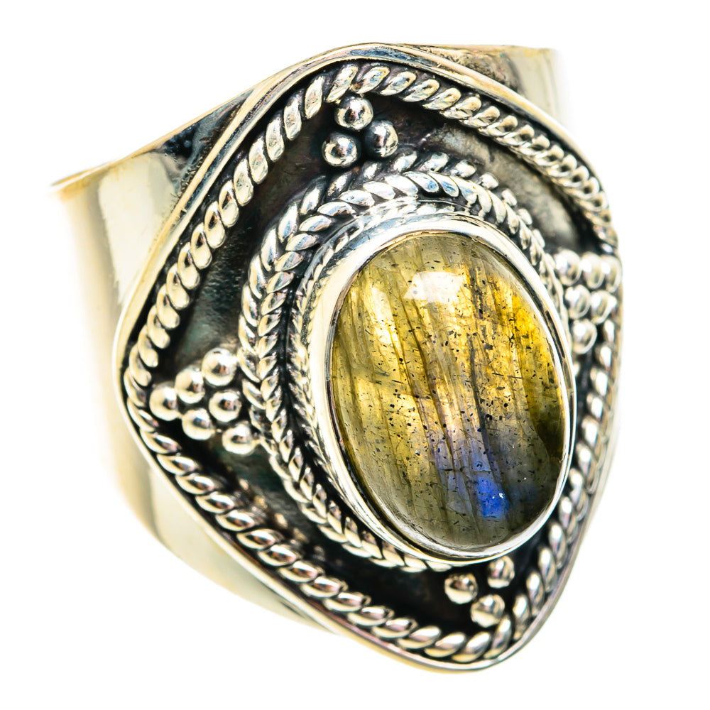 Labradorite Rings handcrafted by Anasilvercos - RING74781