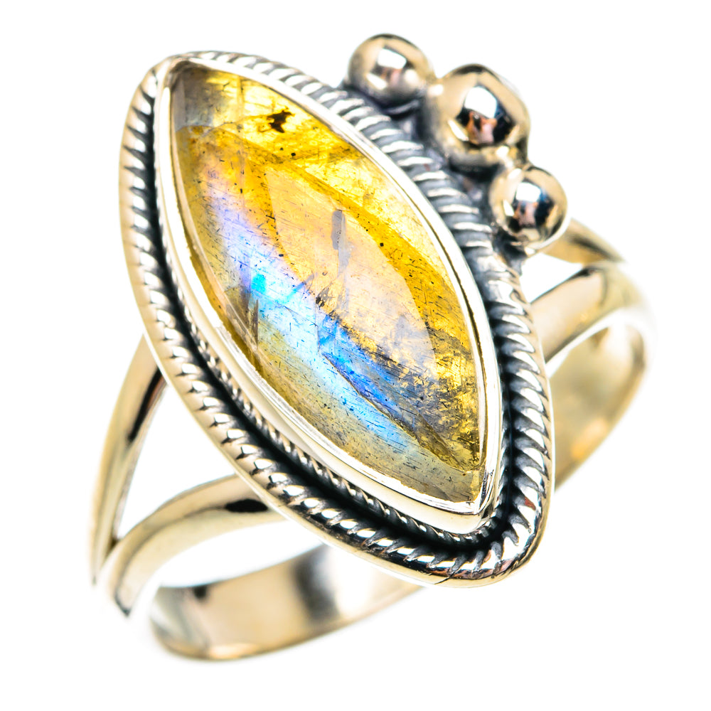 Labradorite Rings handcrafted by Anasilvercos - RING74782