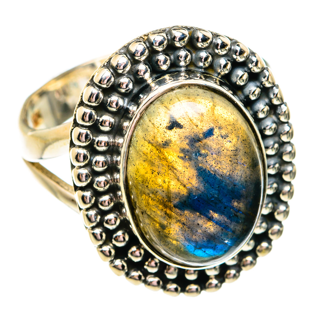 Labradorite Rings handcrafted by Anasilvercos - RING74783