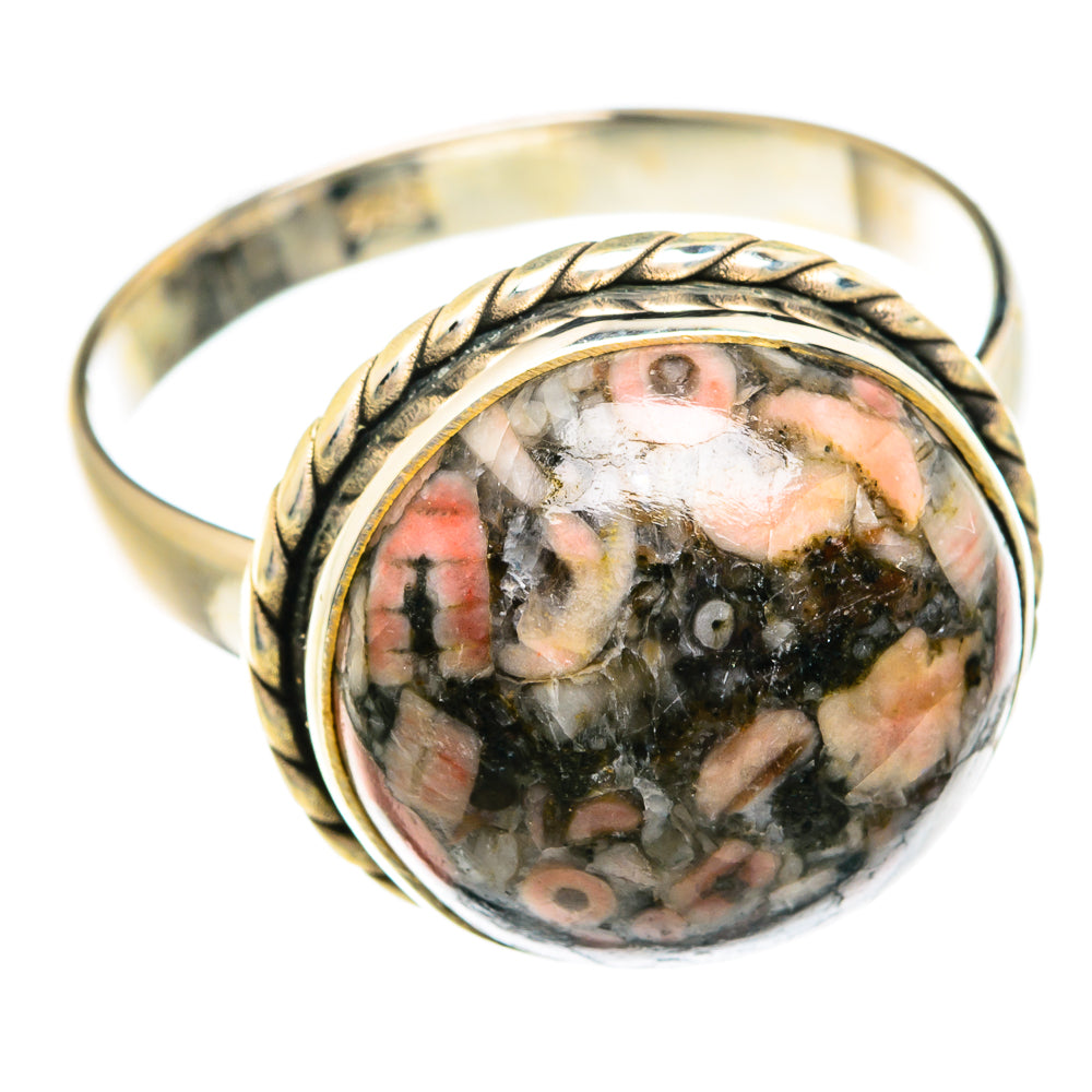 Crinoid Fossil Rings handcrafted by Anasilvercos - RING74784