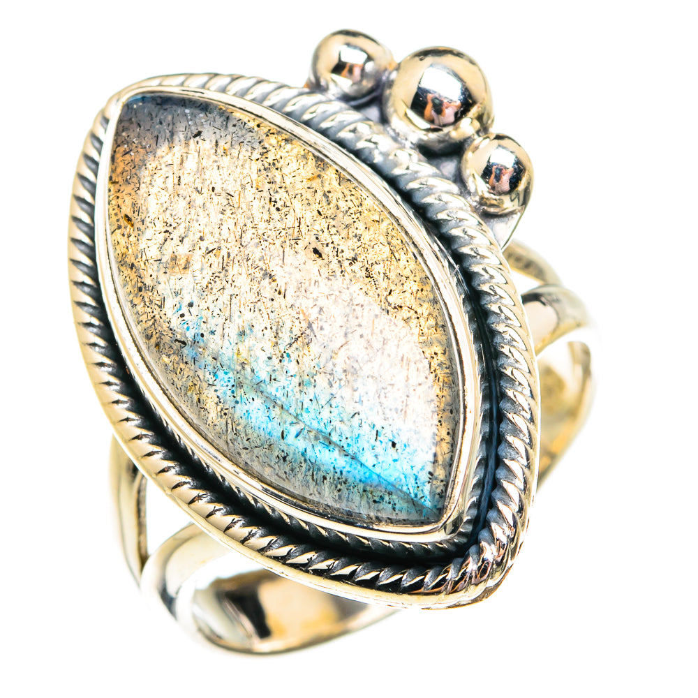Labradorite Rings handcrafted by Anasilvercos - RING74801
