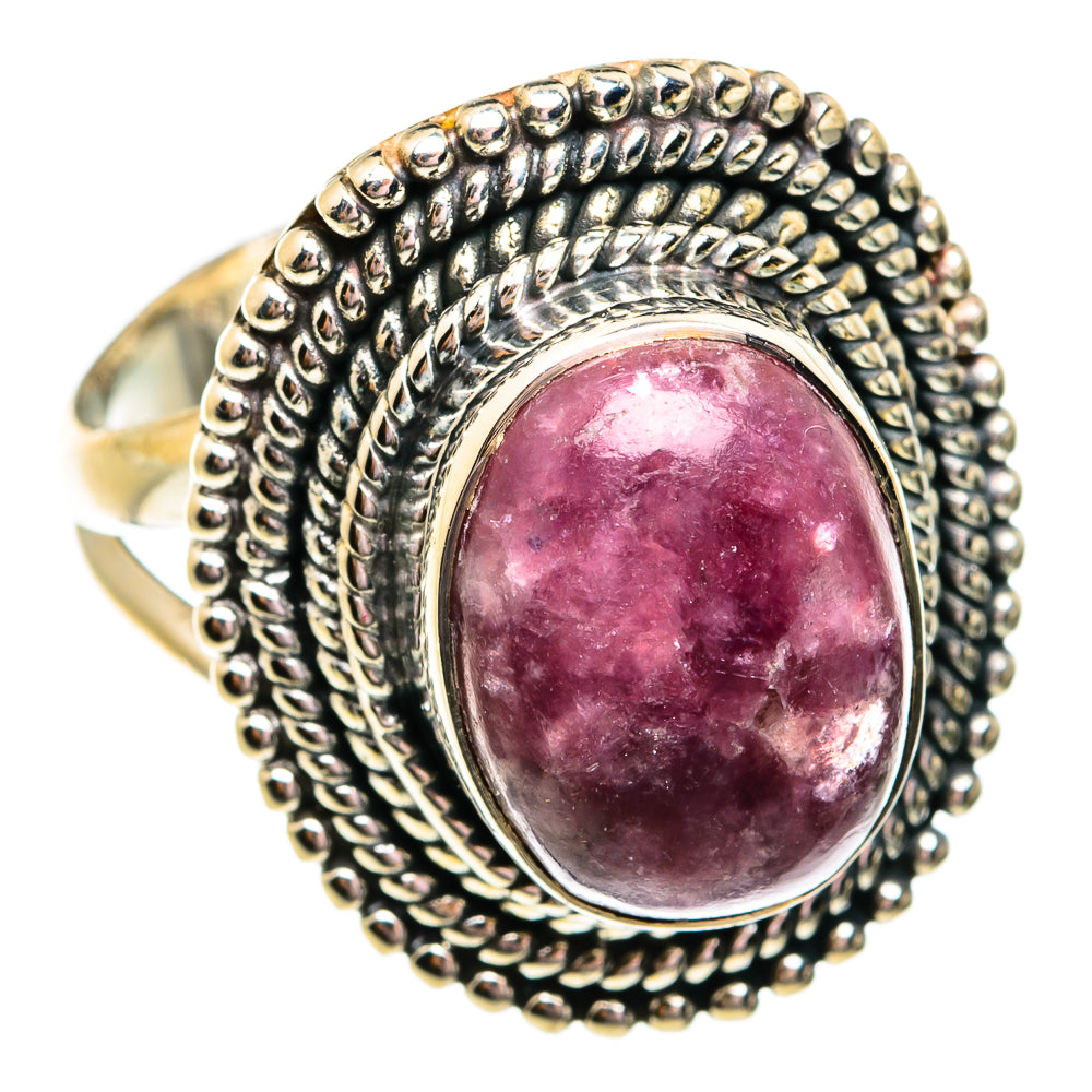 Lepidolite Rings handcrafted by Anasilvercos - RING74808