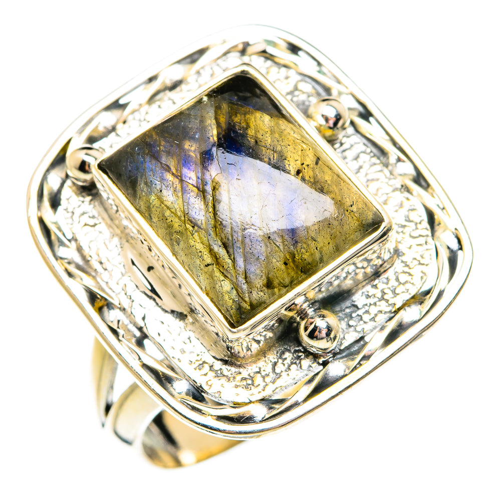 Labradorite Rings handcrafted by Anasilvercos - RING74817
