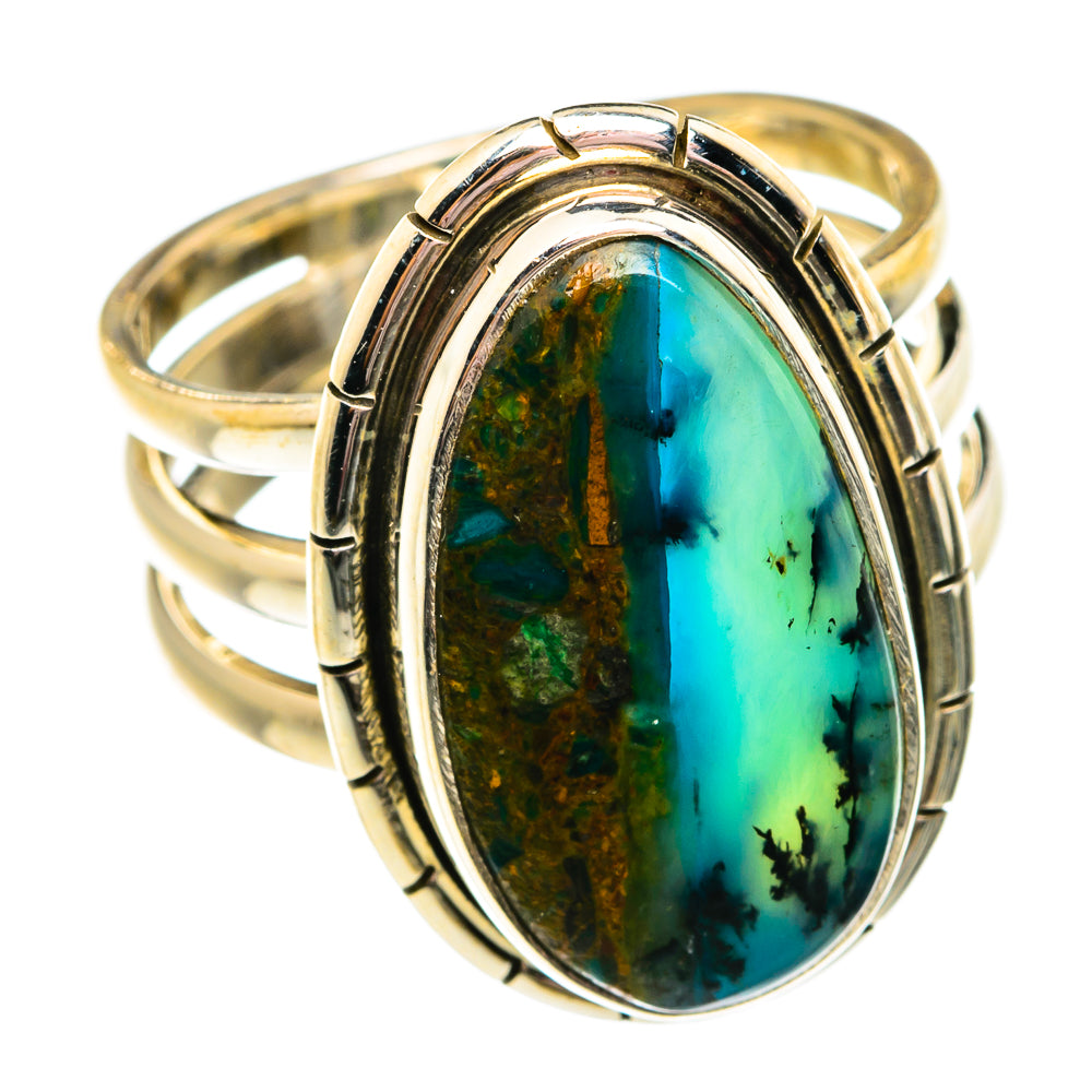 Peruvian Opal Rings handcrafted by Anasilvercos - RING74819