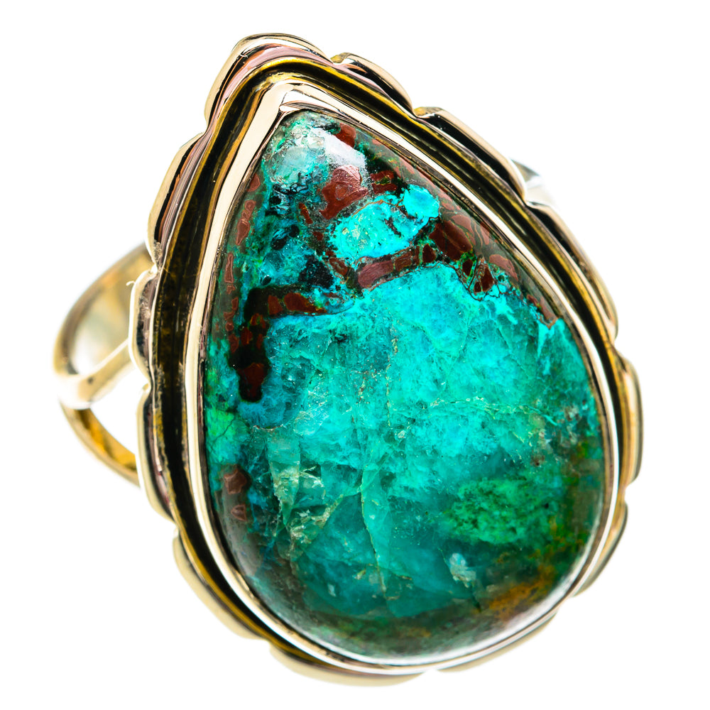 Chrysocolla Rings handcrafted by Anasilvercos - RING74831