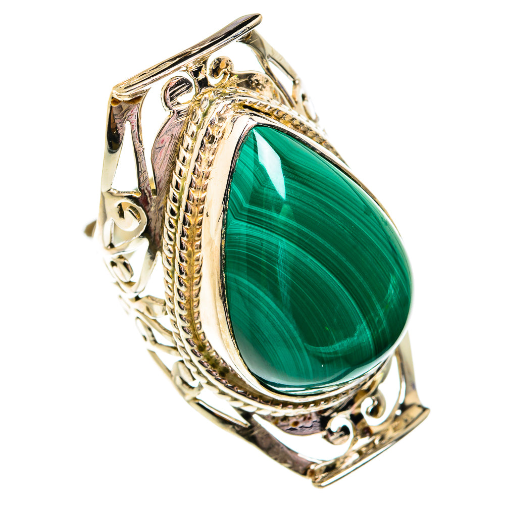 Malachite Rings handcrafted by Anasilvercos - RING74832