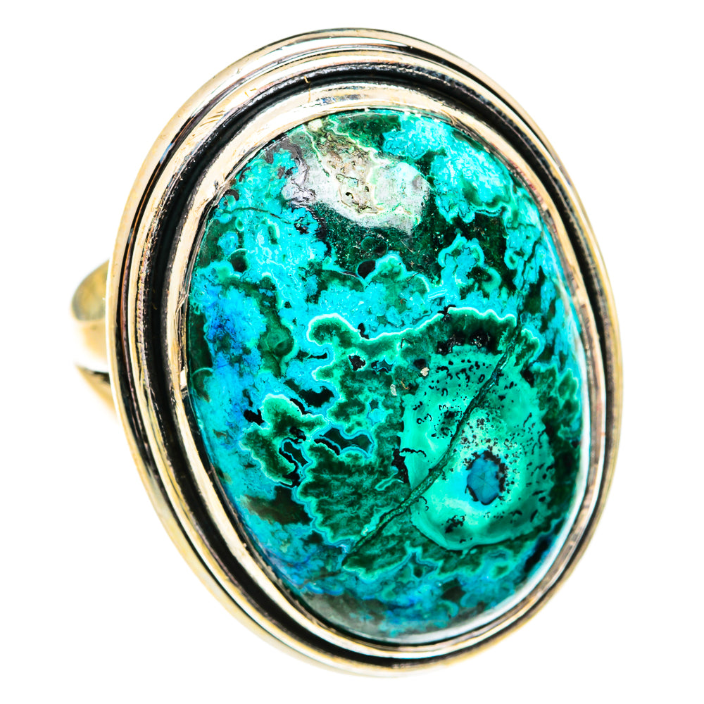 Chrysocolla Rings handcrafted by Anasilvercos - RING74848