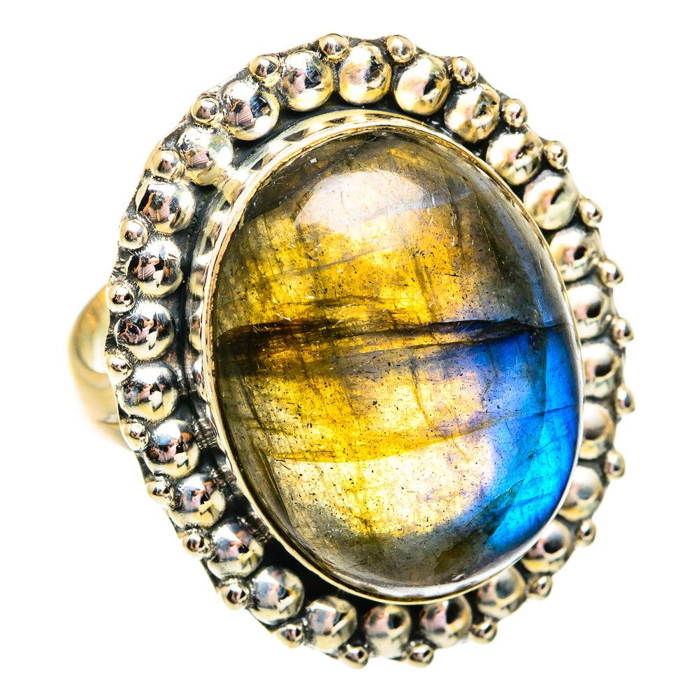 Labradorite Rings handcrafted by Anasilvercos - RING74854