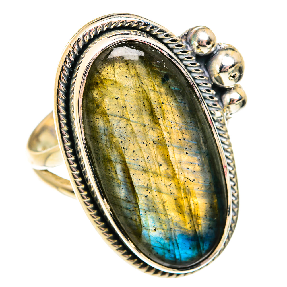 Labradorite Rings handcrafted by Anasilvercos - RING74870
