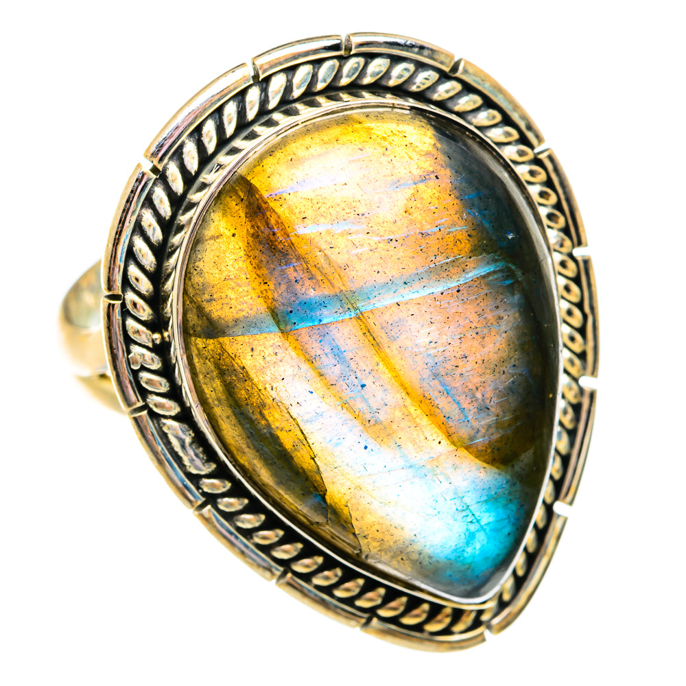 Labradorite Rings handcrafted by Anasilvercos - RING74872