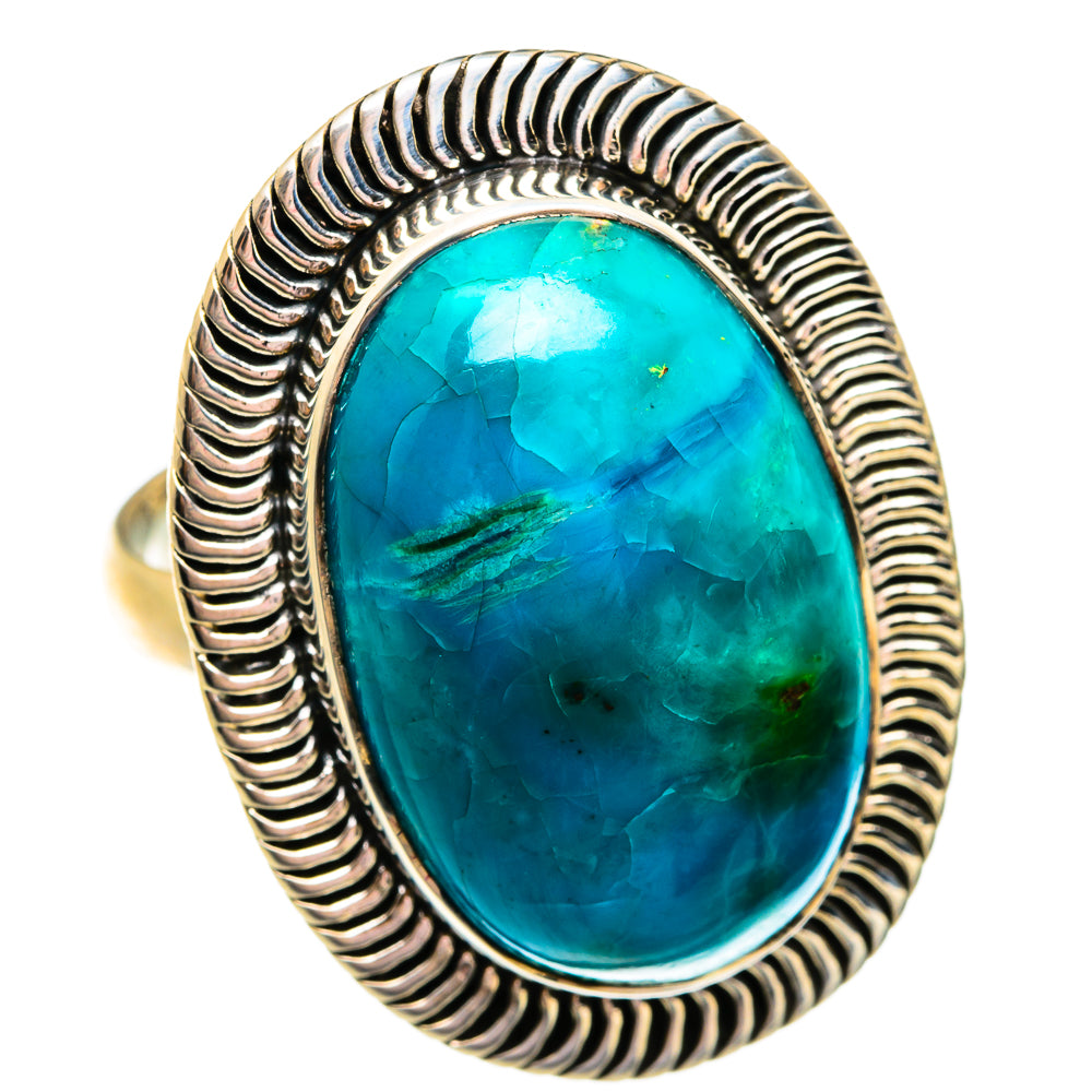 Chrysocolla Rings handcrafted by Anasilvercos - RING74873