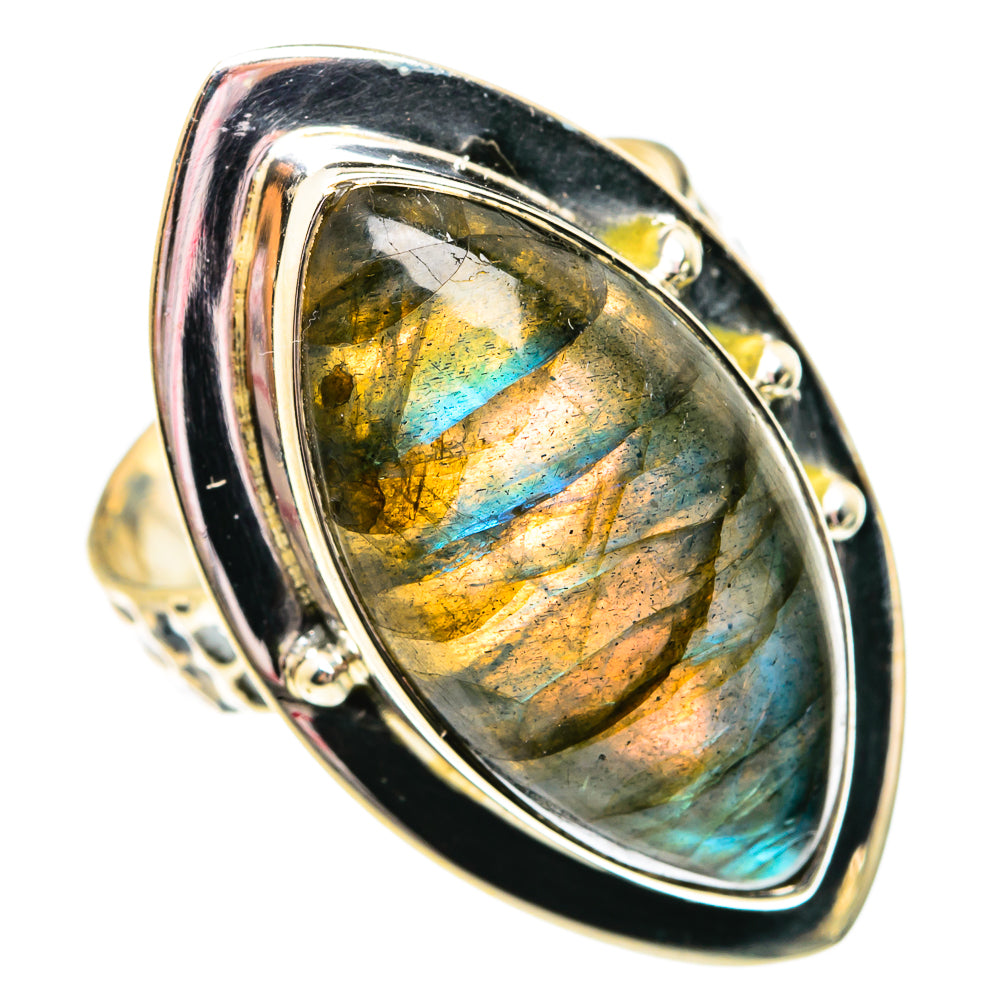 Labradorite Rings handcrafted by Anasilvercos - RING74885
