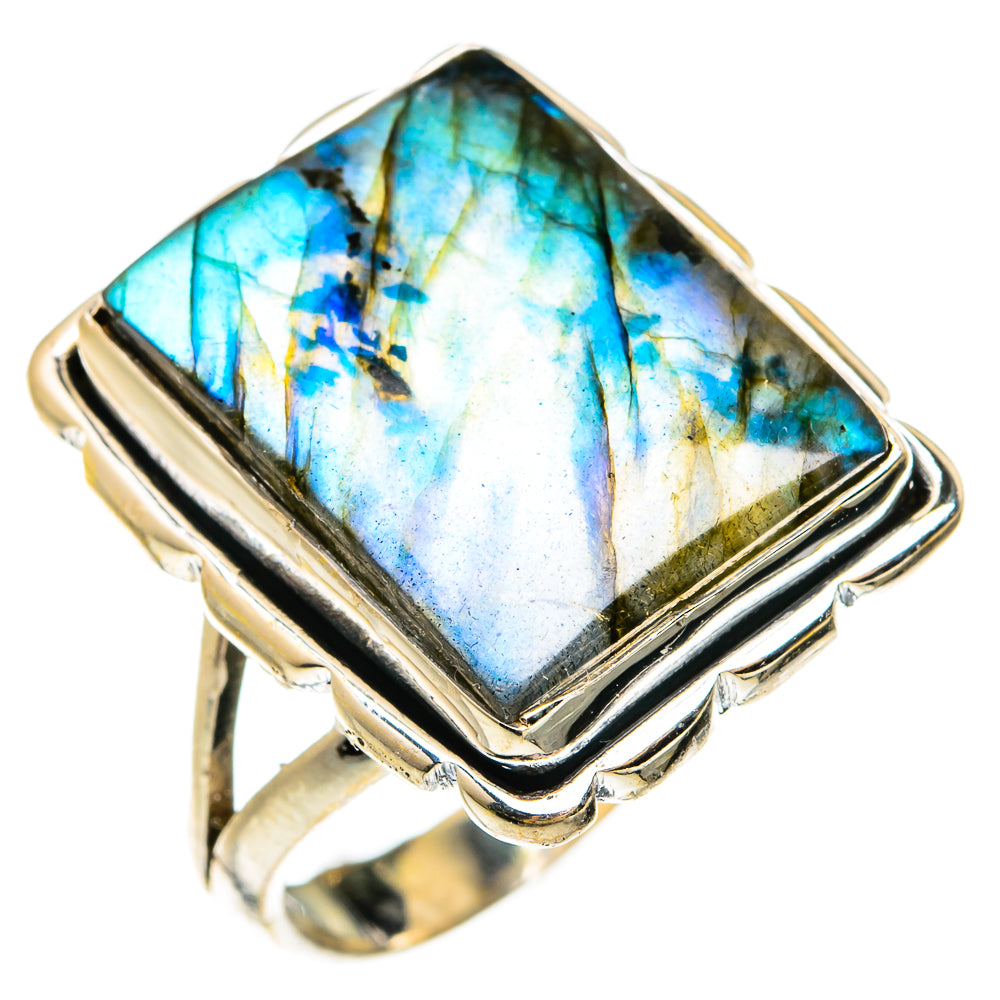 Labradorite Rings handcrafted by Anasilvercos - RING74897