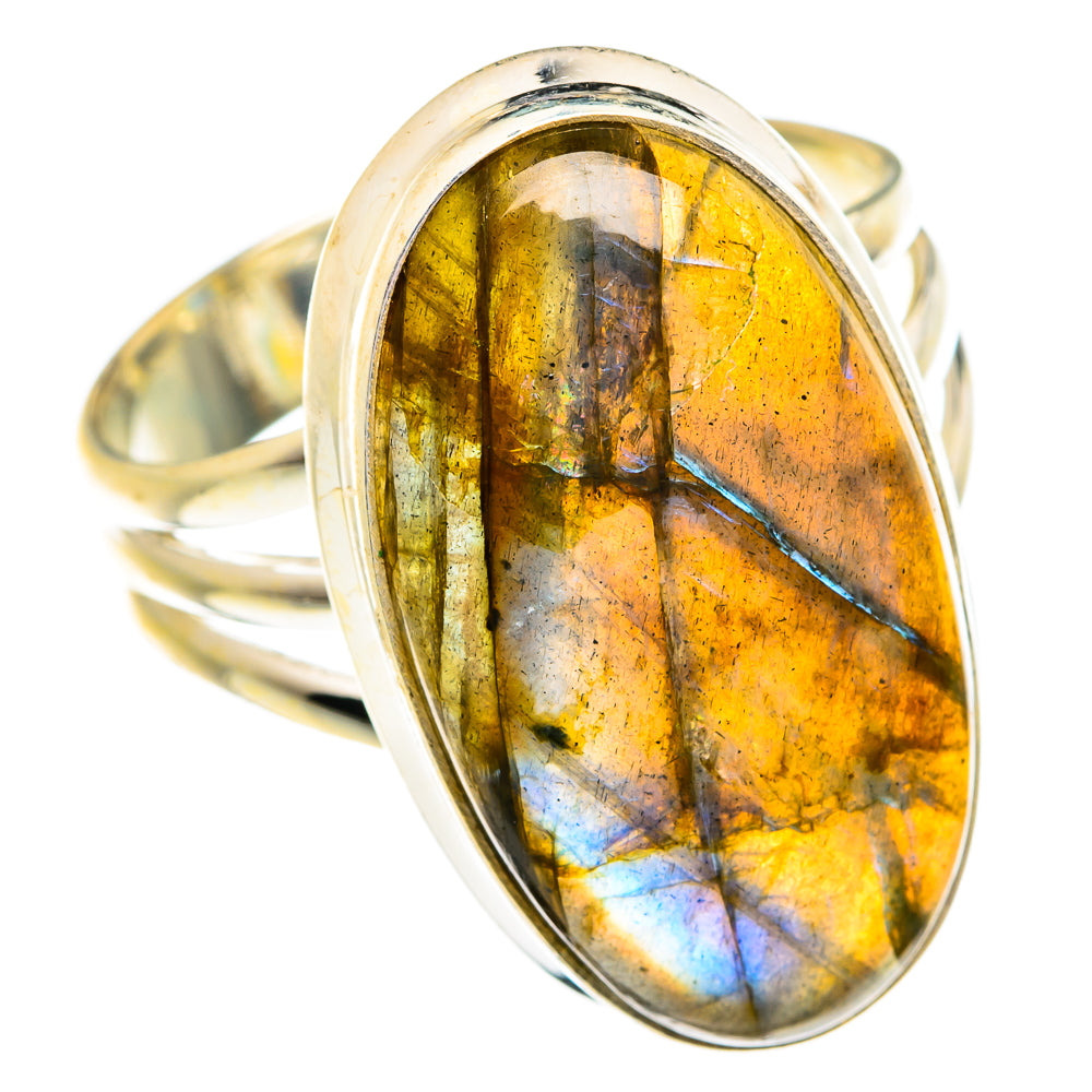 Labradorite Rings handcrafted by Anasilvercos - RING74898