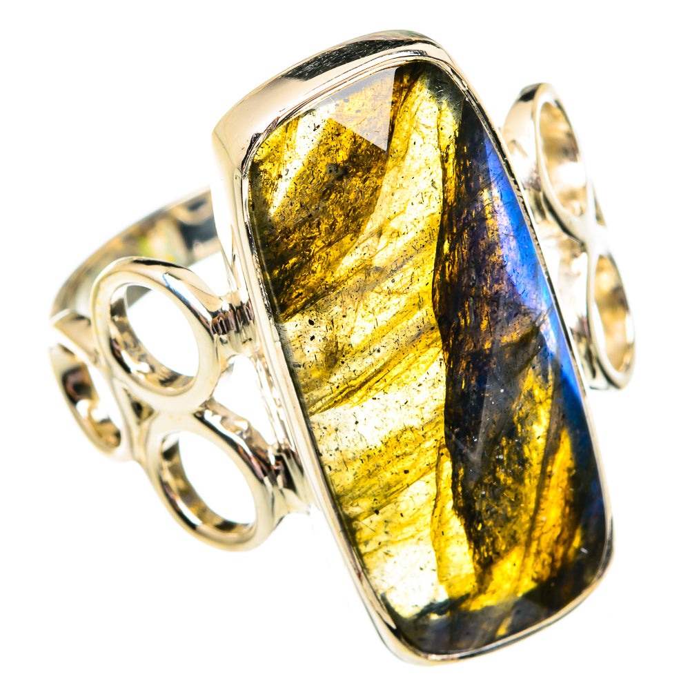Labradorite Rings handcrafted by Anasilvercos - RING74914