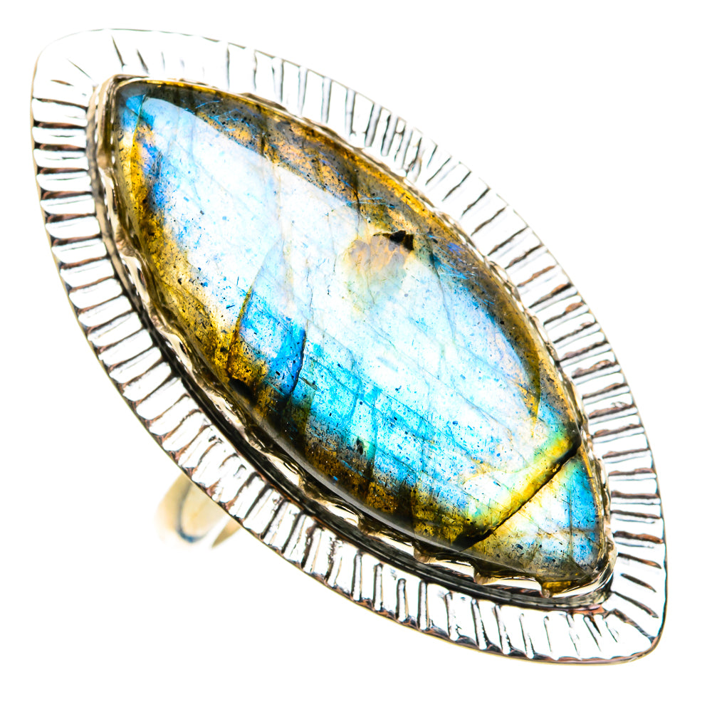 Labradorite Rings handcrafted by Anasilvercos - RING74919