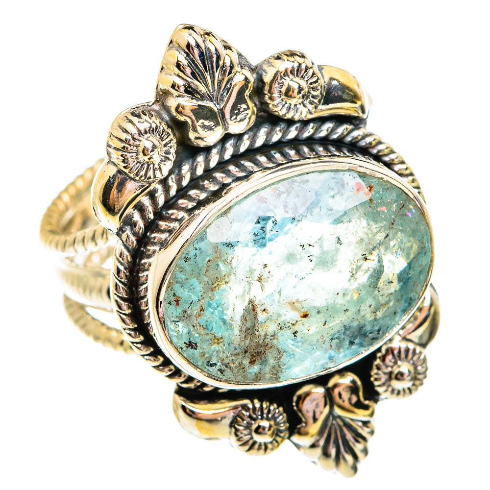 Aquamarine Rings handcrafted by Anasilvercos - RING74923