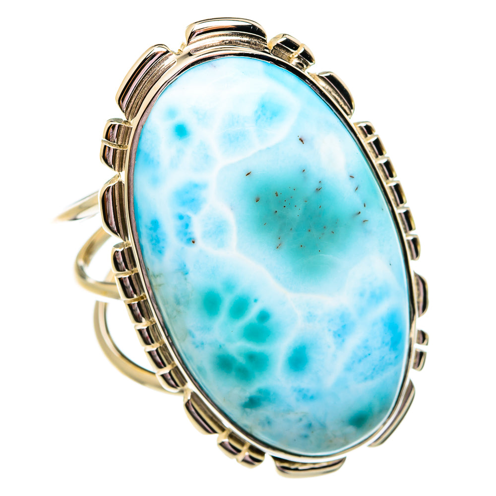 Larimar Rings handcrafted by Anasilvercos - RING74926