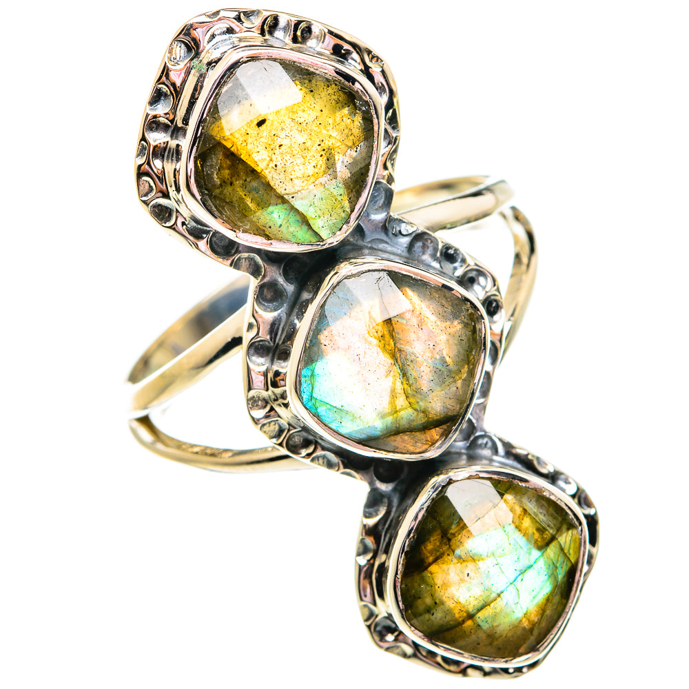 Labradorite Rings handcrafted by Anasilvercos - RING74930