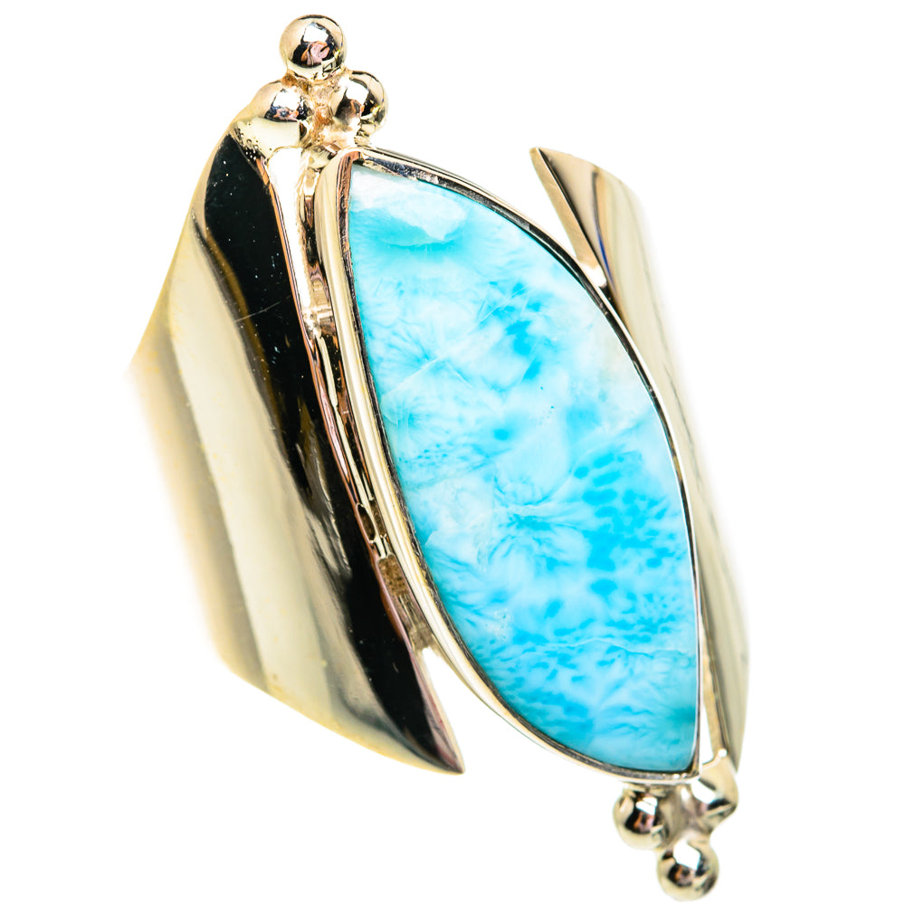 Larimar Rings handcrafted by Anasilvercos - RING74950